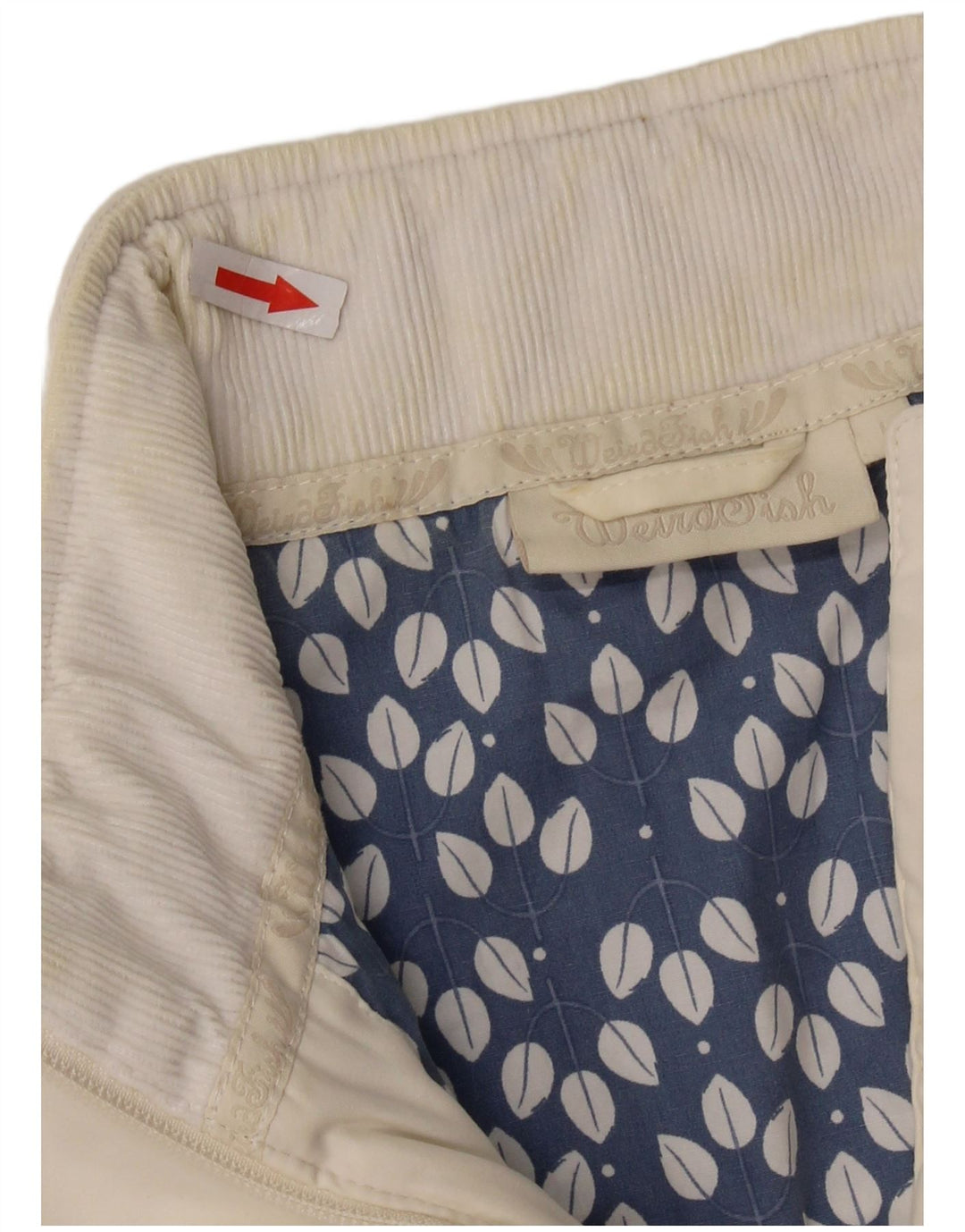 WEIRD FISH Γυναικεία padded Gilet UK 14 Large White Polyester