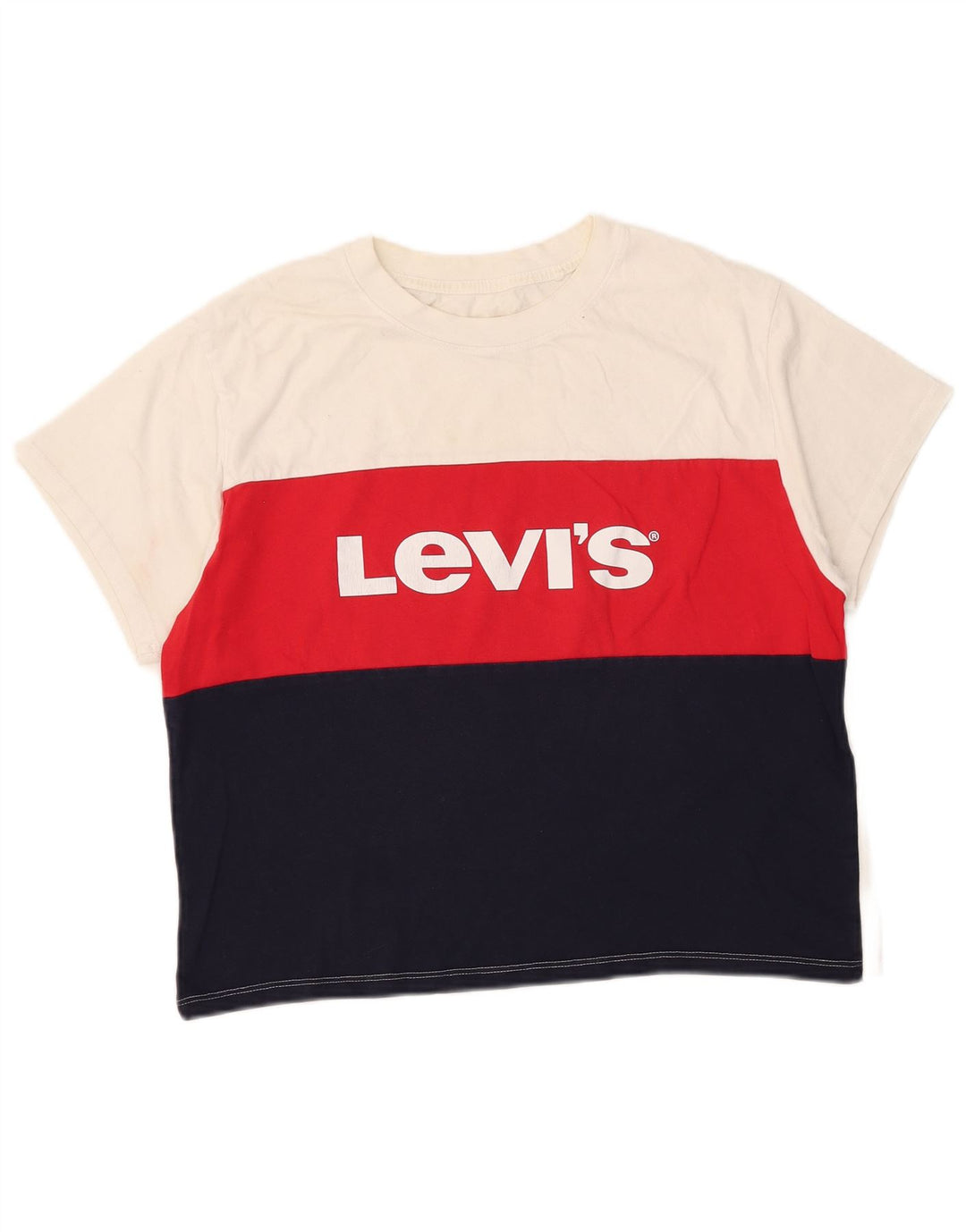 Γυναικείο γραφικό T-shirt Levi's Crop Top 10 Small πολύχρωμο