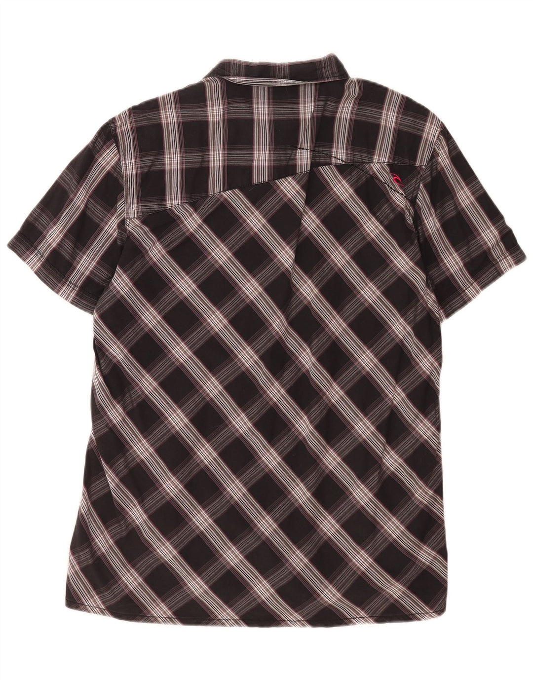 Ανδρικό κοντομάνικο πουκάμισο Rip Curl XL Μαύρο βαμβακερό