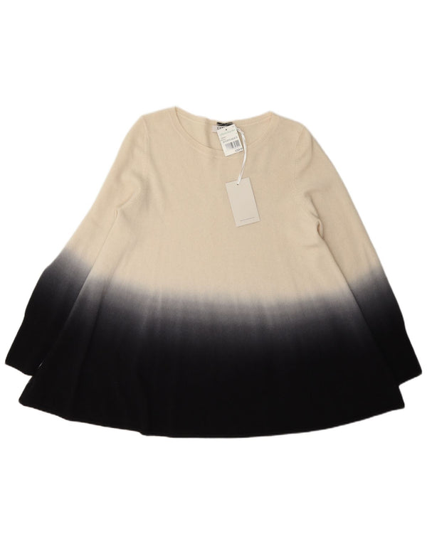 Γυναικείο Cocoa Boat Neck Jumper UK 12 Medium Beige Colourblock