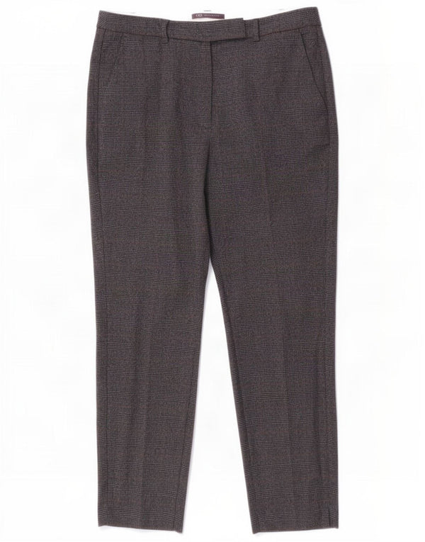 Marks & Spencer Γυναικείο Crop Παντελόνι UK 12 Medium W30 L25 Navy Blue