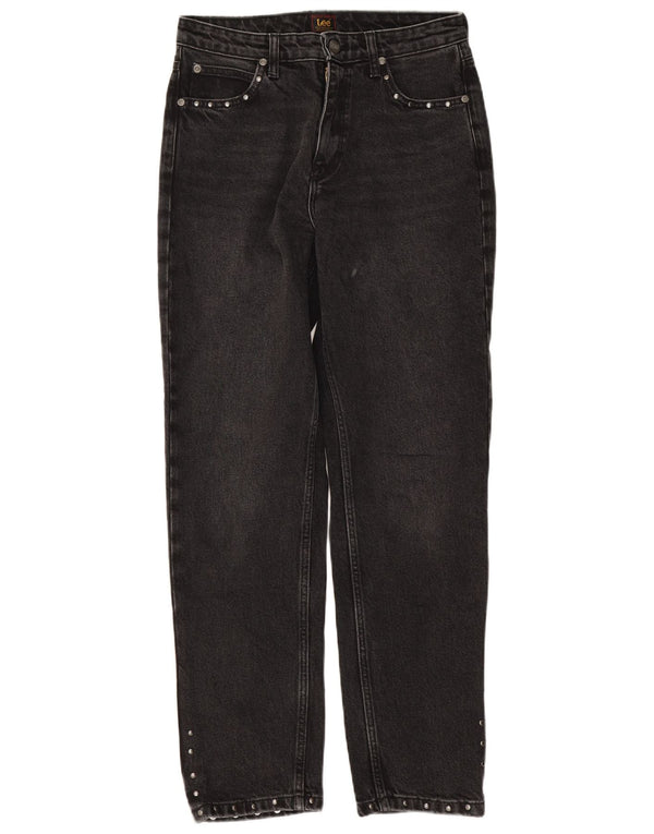 Lee Womens Carol Straight Jeans W28 L28 Μαύρο βαμβακερό