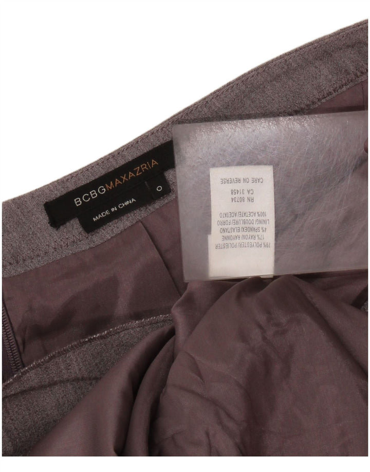 BCBGMAXAZRIA Γυναικεία Τρομπέτα Φούστα US 0 XS W28 Γκρι Πολυεστέρας