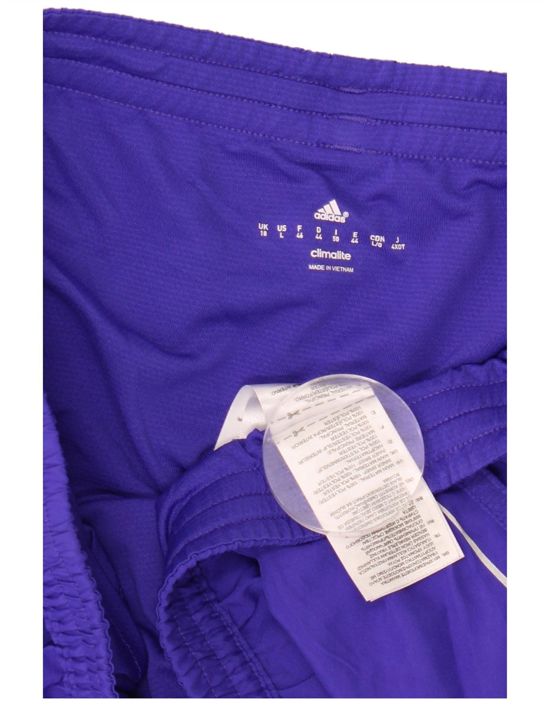 Γυναικείο αθλητικό σορτς ADIDAS Climalite UK 18 XL Purple Polyester