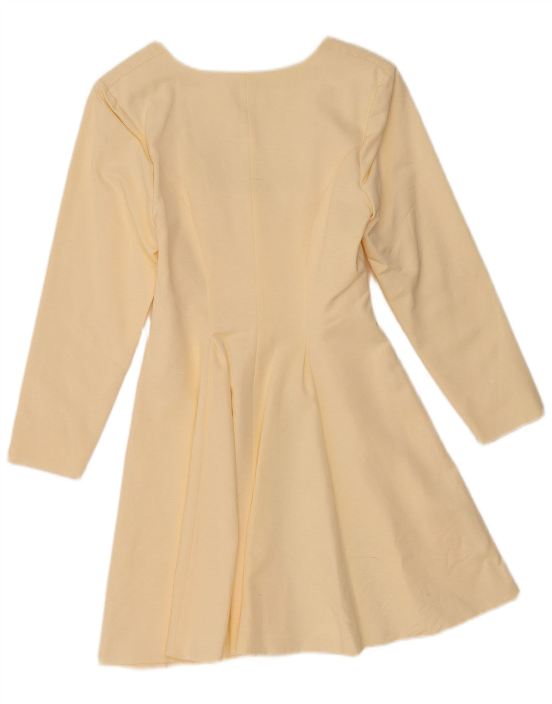 Vintage Γυναικείο Longline με 7 κουμπιά Blazer Jacket UK 6 XS Off White