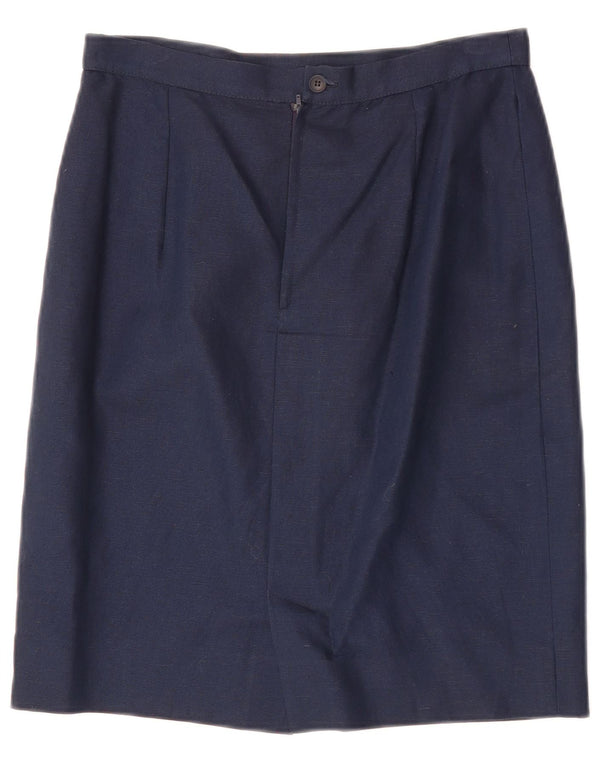 LUISA SPAGNOLI Γυναικεία ίσια φούστα IT 44 Medium W28 Navy Blue