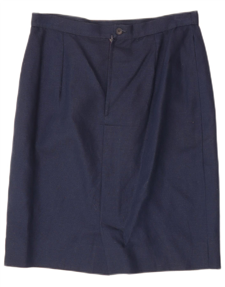 LUISA SPAGNOLI Γυναικεία ίσια φούστα IT 44 Medium W28 Navy Blue