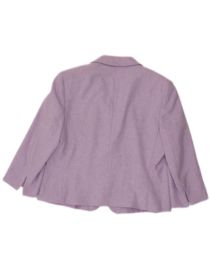 Marks & Spencer Γυναικείο Μπουφάν Blazer Standard Fit UK 16 Large Purple