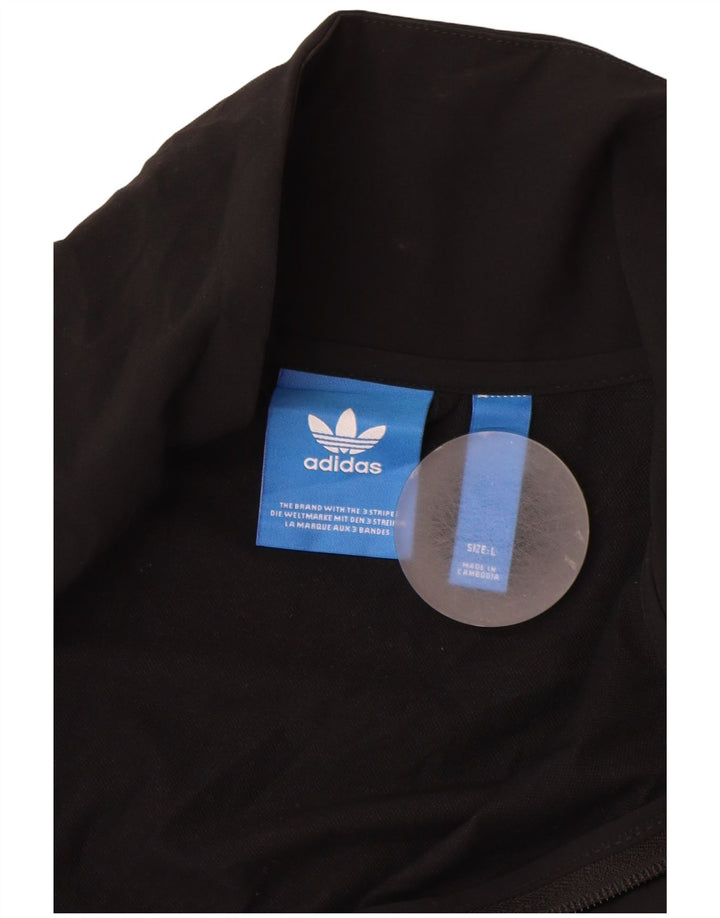 Ανδρική αθλητική φόρμα ADIDAS Top Jacket Large Black Colourblock Nylon