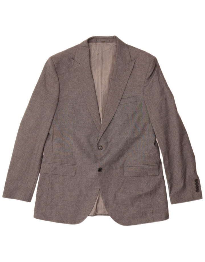 Marks & Spencer Ανδρικό μπουφάν blazer UK 44 XL Grey Polyester