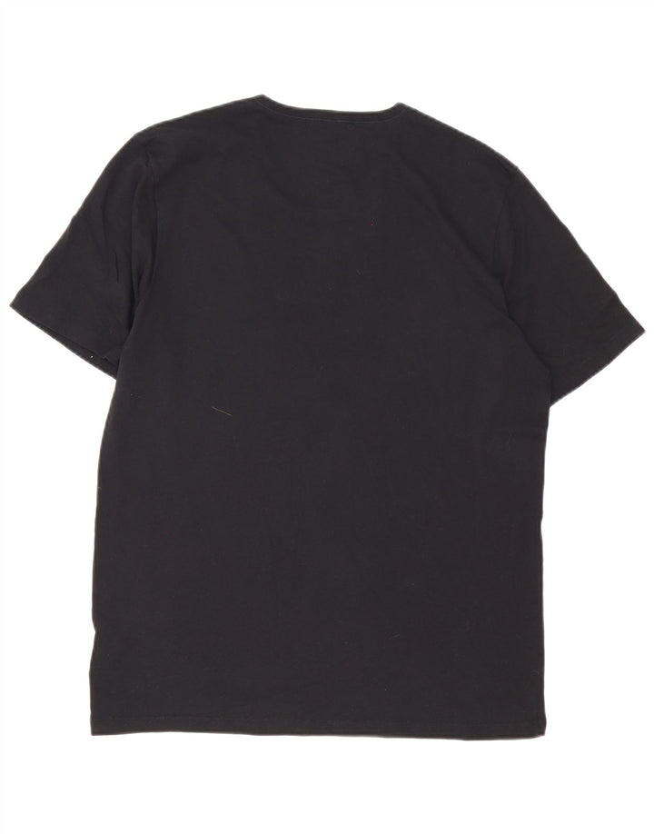 Ανδρικό T-Shirt Hugo Boss Top μεγάλο μαύρο βαμβακερό