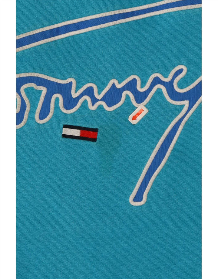 Γραφικό ανδρικό φούτερ Tommy Hilfiger Jumper Μικρό Μπλε Βαμβακερό