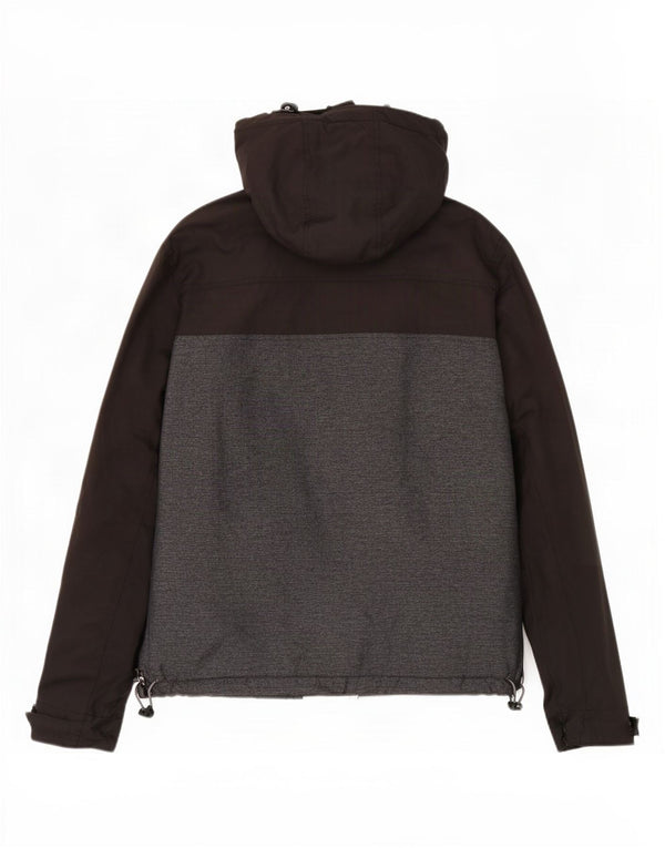 Ανδρικό μπουφάν με κουκούλα Superdry UK 42 XL Black Colourblock