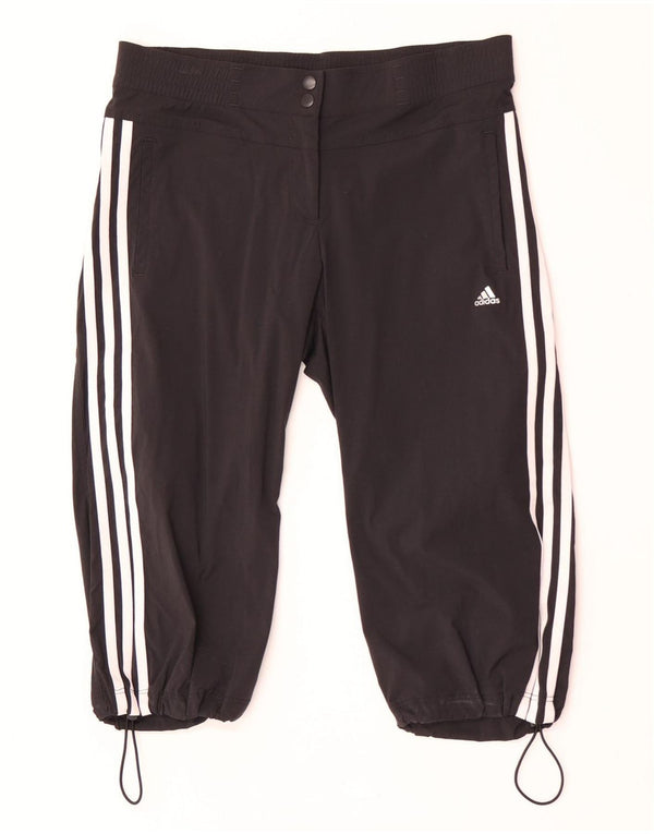 Γυναικεία βερμούδα Adidas Climalite UK 12 Medium W32 Black Nylon
