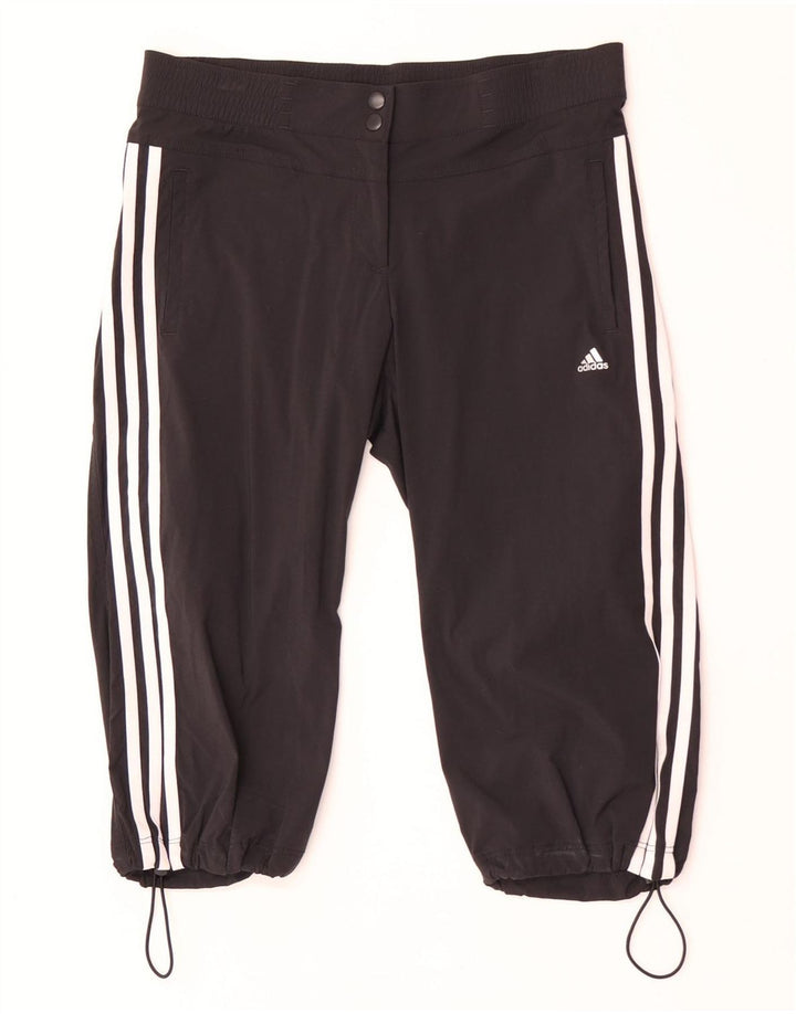 Γυναικεία βερμούδα Adidas Climalite UK 12 Medium W32 Black Nylon