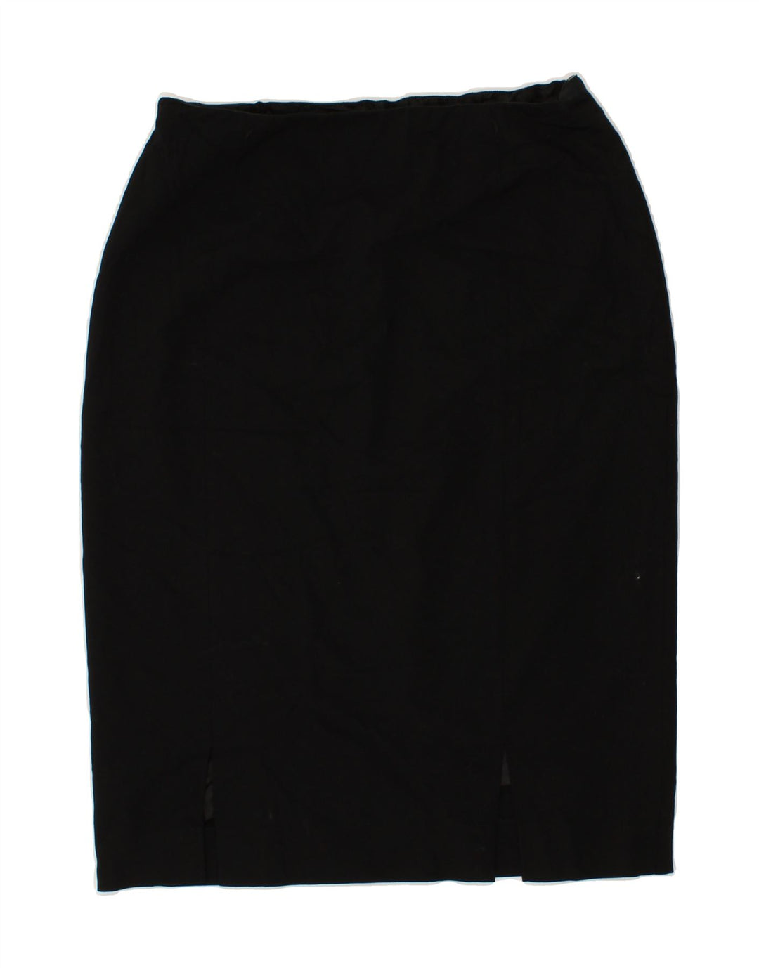 Γυναικεία Midi Φούστα JAEGER UK 12 Medium W28 Μαύρη μάλλινη