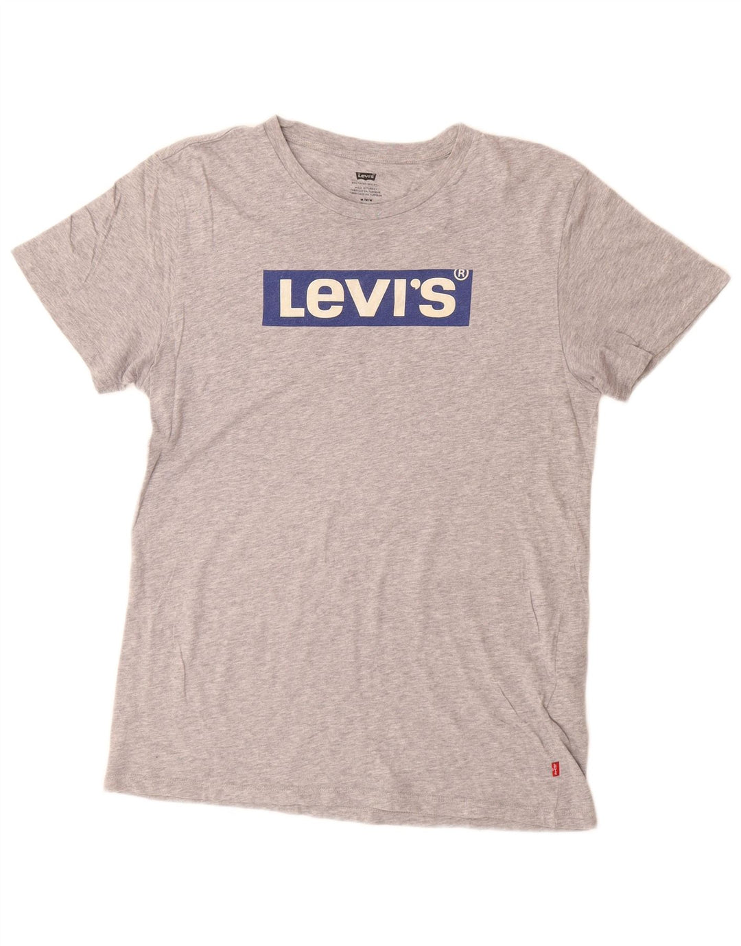 Ανδρικό γραφικό T-Shirt Levi's Top Βαμβακερό με μεσαίο γκρι χρώμα
