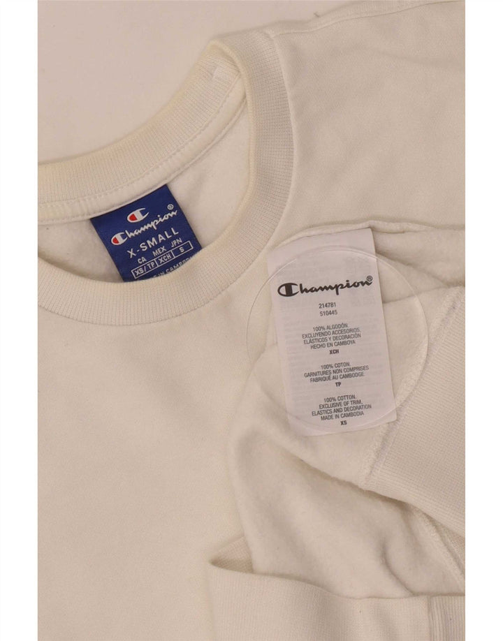 Ανδρικό φούτερ Champion Jumper XS Λευκό βαμβακερό