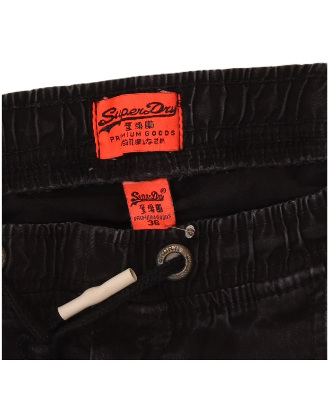 Ανδρικό παντελόνι Joggers Superdry W36 L30 Γκρι βαμβακερό