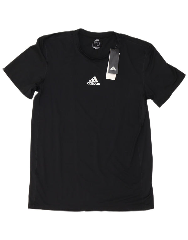 Ανδρικό T-Shirt Adidas Top Large Μαύρο Πολυεστέρας