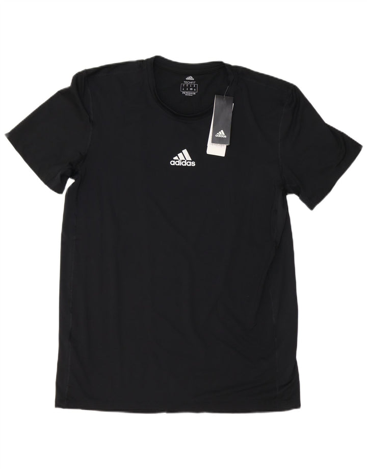 Ανδρικό T-Shirt Adidas Top Large Μαύρο Πολυεστέρας