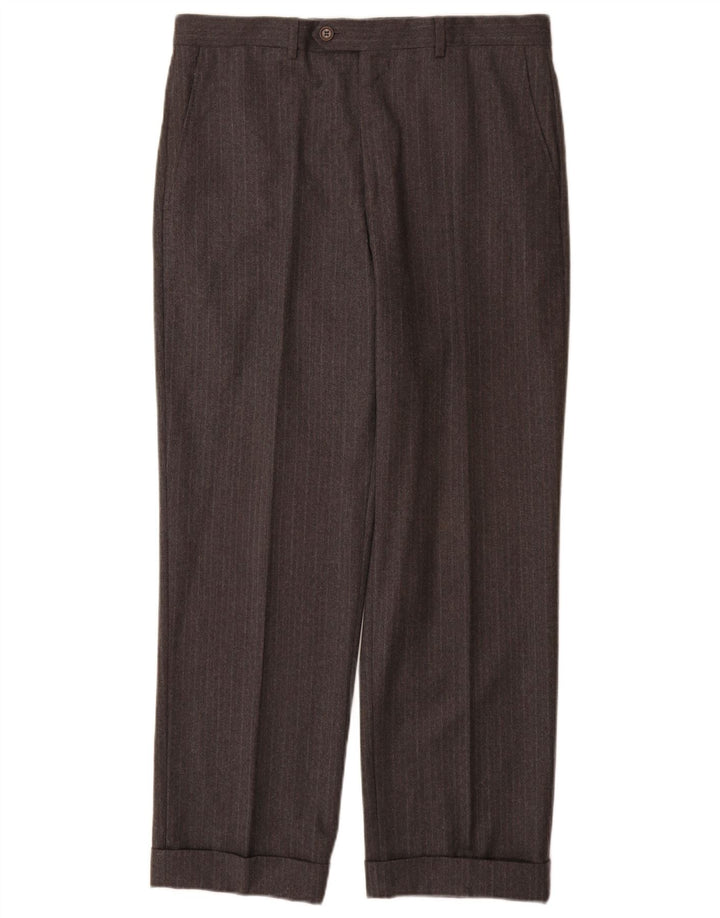 Valentino Ανδρική φόρμα 2 τεμαχίων με 3 κουμπιά IT 48 Medium W32 L29 Grey Pinstripe
