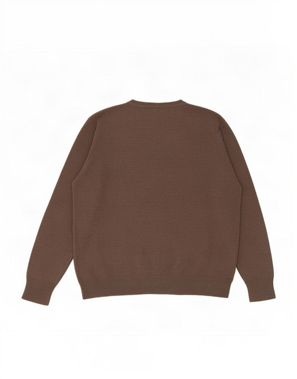 Marks & Spencer Γυναικείο πουλόβερ με λαιμόκοψη UK 16 Large Grey Acrylic