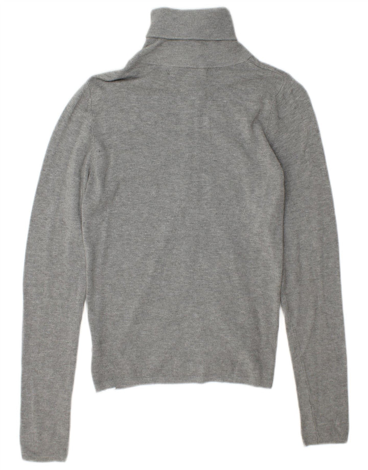Zara Γυναικείο πουλόβερ UK 12 Medium Grey Rayon