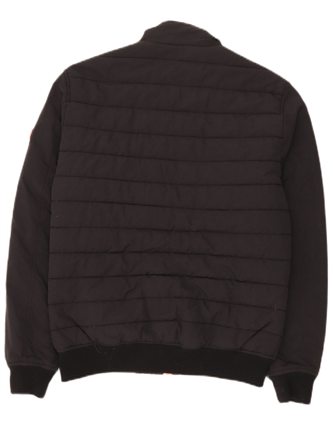 Ανδρικό μπουφάν με επένδυση Superdry UK 38 Medium Black Nylon