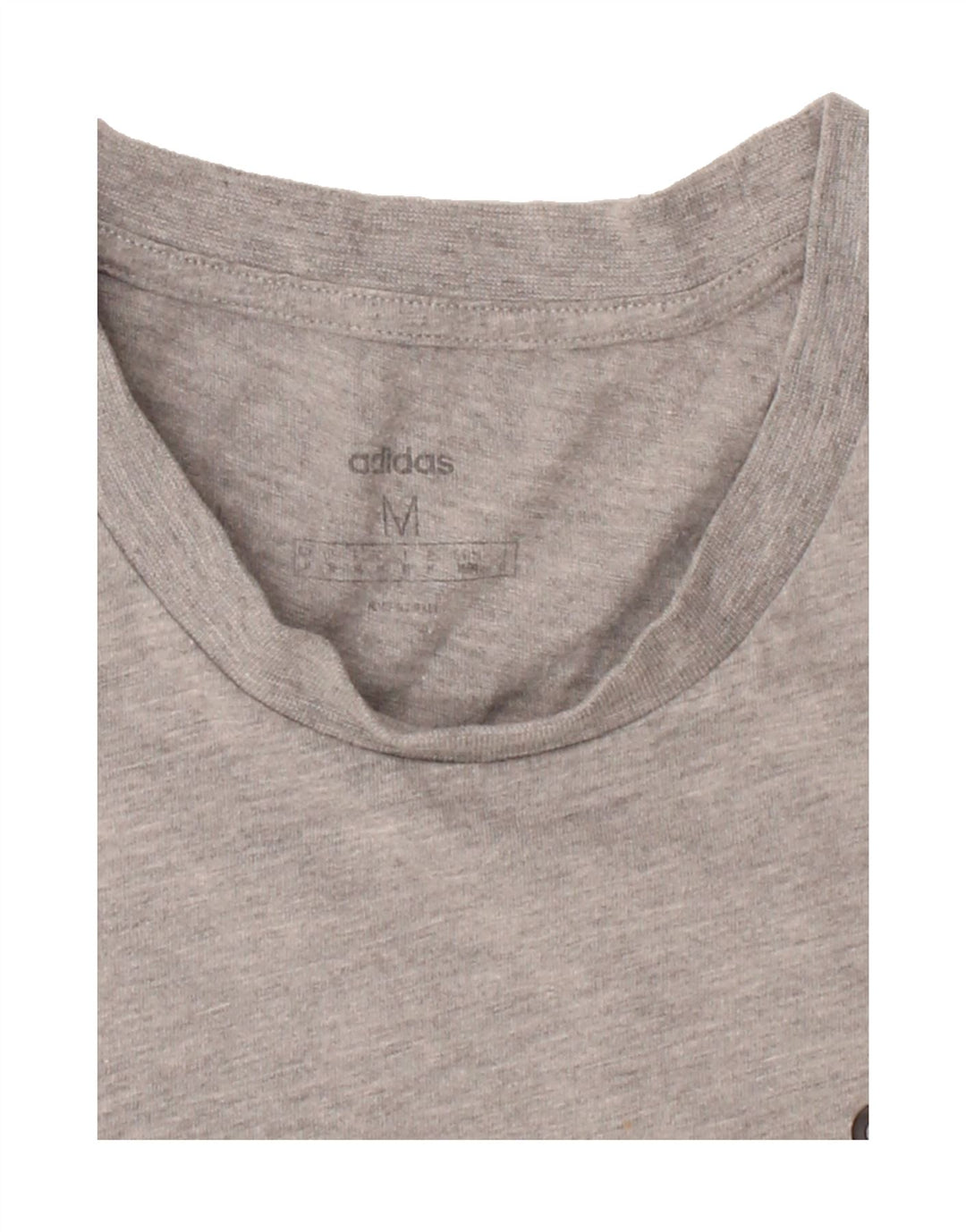 ADIDAS Mens T-Shirt Top Medium Grey Cotton Vintage Adidas and Second-Hand Adidas from Messina Hembry 