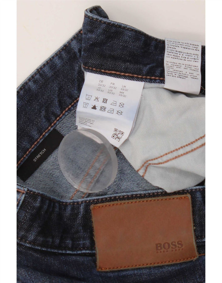 Hugo Boss Γυναικείο Slim Jeans W33 L32 Μπλε βαμβακερό