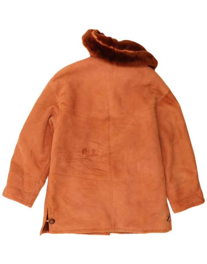 Vintage γυναικείο μπουφάν Shearling UK 16 Large Beige