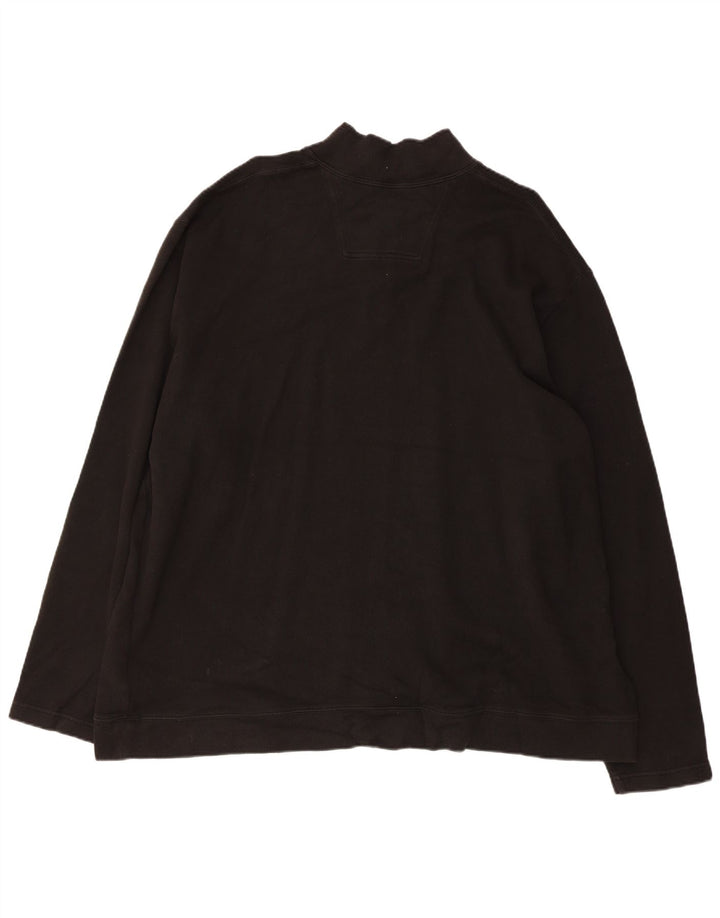 EDDIE BAUER Ανδρικό φούτερ με φερμουάρ Jumper XL Μαύρο βαμβακερό