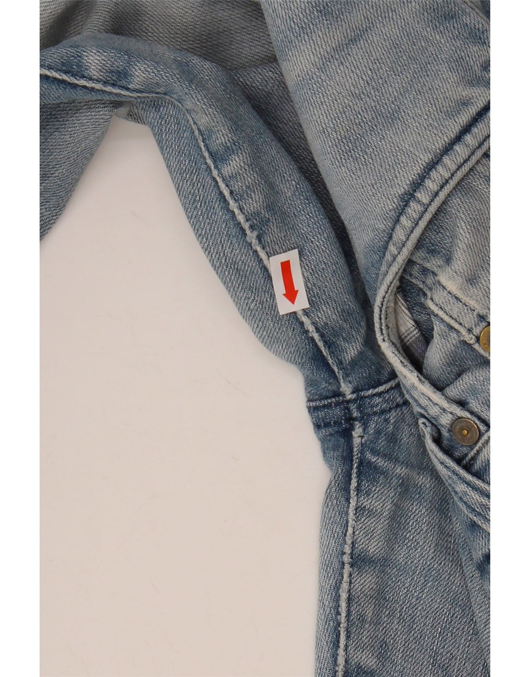 Γυναικείο τζιν ίσιο CALVIN KLEIN W28 L28 Μπλε βαμβακερό