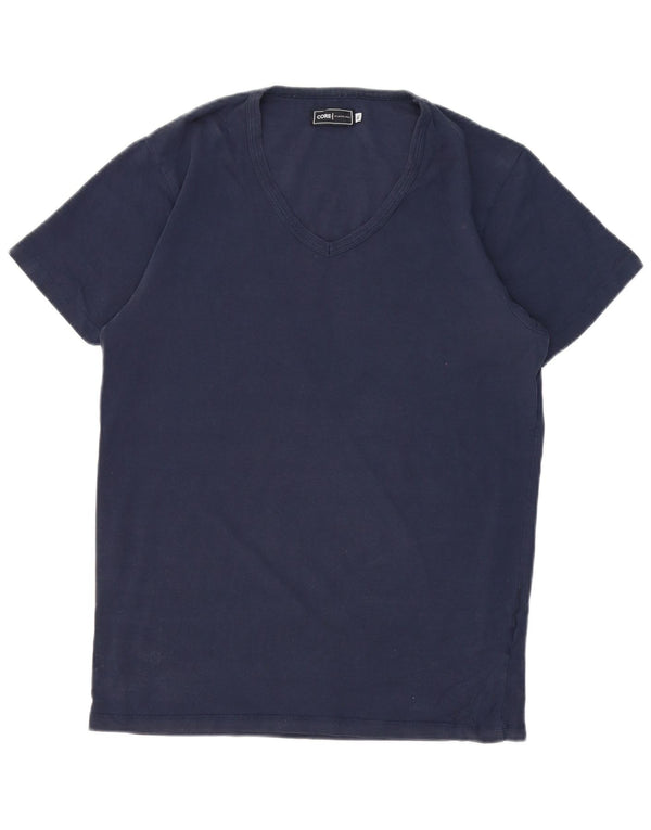 Jack & Jones Ανδρικό T-Shirt Top XL Navy Blue Cotton