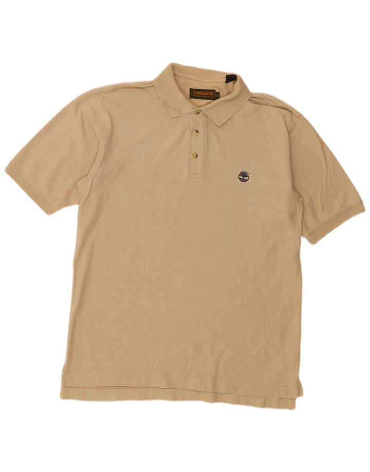 Ανδρικό μπλουζάκι Timberland Polo Μικρό μπεζ βαμβακερό