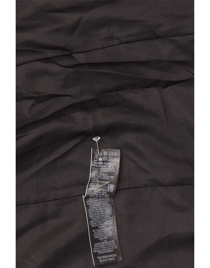 Marks & Spencer Γυναικείο μπουφάν 3/4 με ανοιχτό μπλέιζερ UK 8 μικρό μαύρο