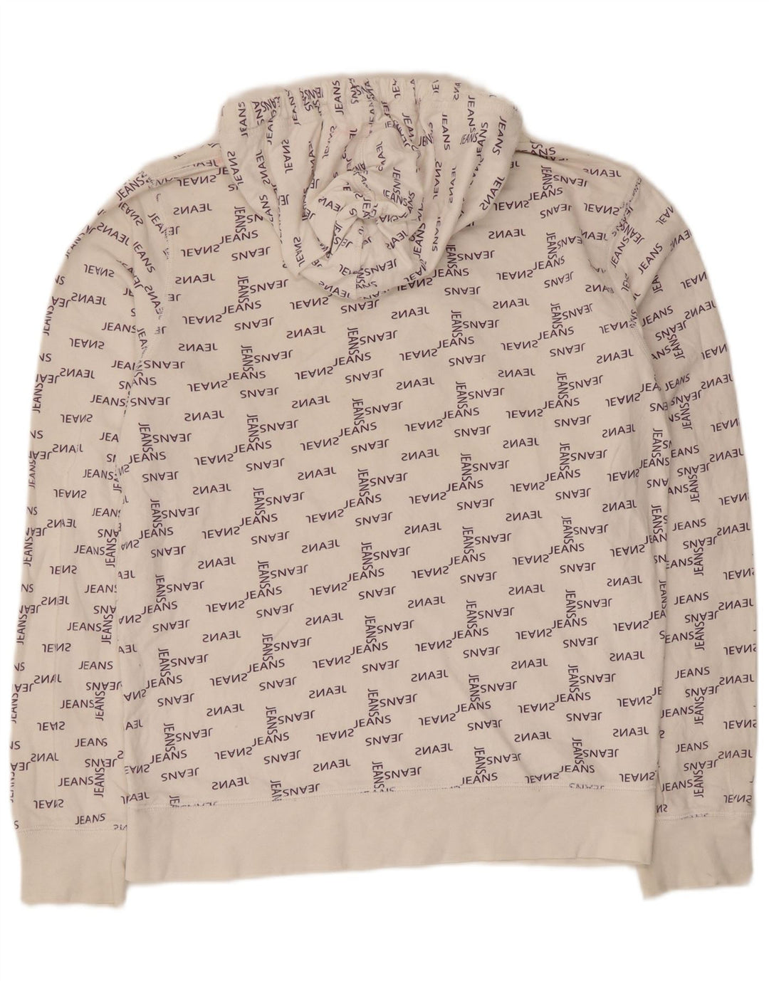 Jack & Jones Ανδρικό γραφικό με κουκούλα, μεσαίο λευκό βαμβακερό
