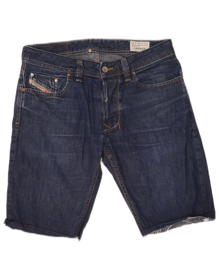 Diesel Ανδρικό Larkee Straight κανονικό τζιν σορτς W30 Medium Navy Blue