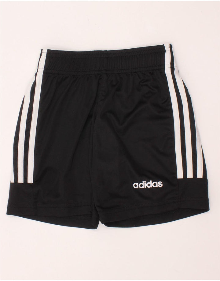 Αθλητικό σορτς ADIDAS Boys Climalite 7-8 ετών Μαύρο Πολυεστέρα