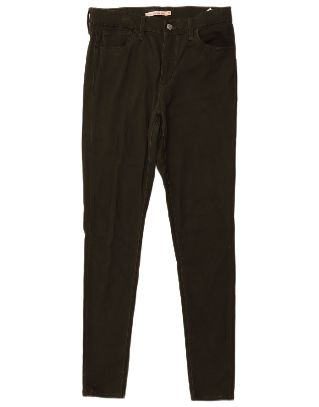 LEVI'S Γυναικείο 720 Ψηλόμεσο Σούπερ Κοκαλιάρικο Παντελόνι W28 L30 Χακί