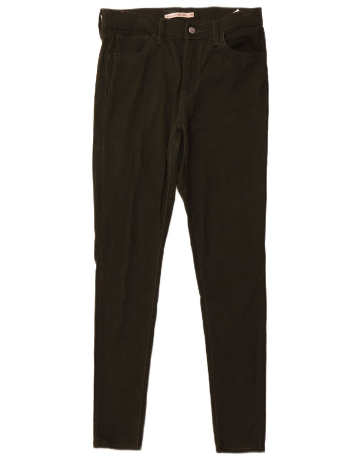 LEVI'S Γυναικείο 720 Ψηλόμεσο Σούπερ Κοκαλιάρικο Παντελόνι W28 L30 Χακί