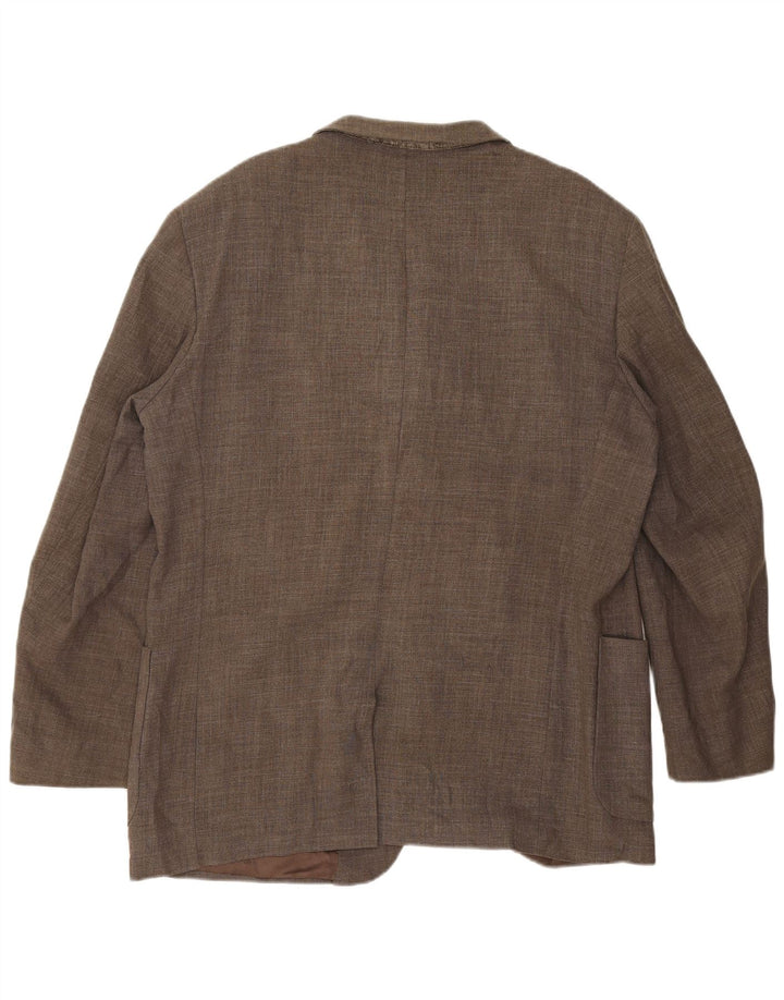 Massimo Dutti Ανδρικό τζάκετ μπλέιζερ με 3 κουμπιά EU 46 Μικρό γκρι μαλλί