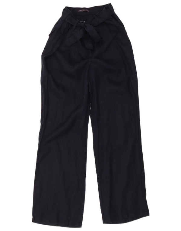 Γυναικείο ψηλόμεσο παντελόνι Marks & Spencer UK 14 Large W29 L30 Navy Blue