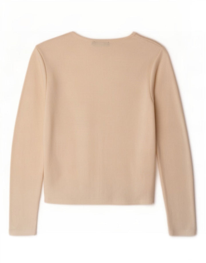 Zara Γυναικείο Bolero Jumper UK 12 Medium Off White