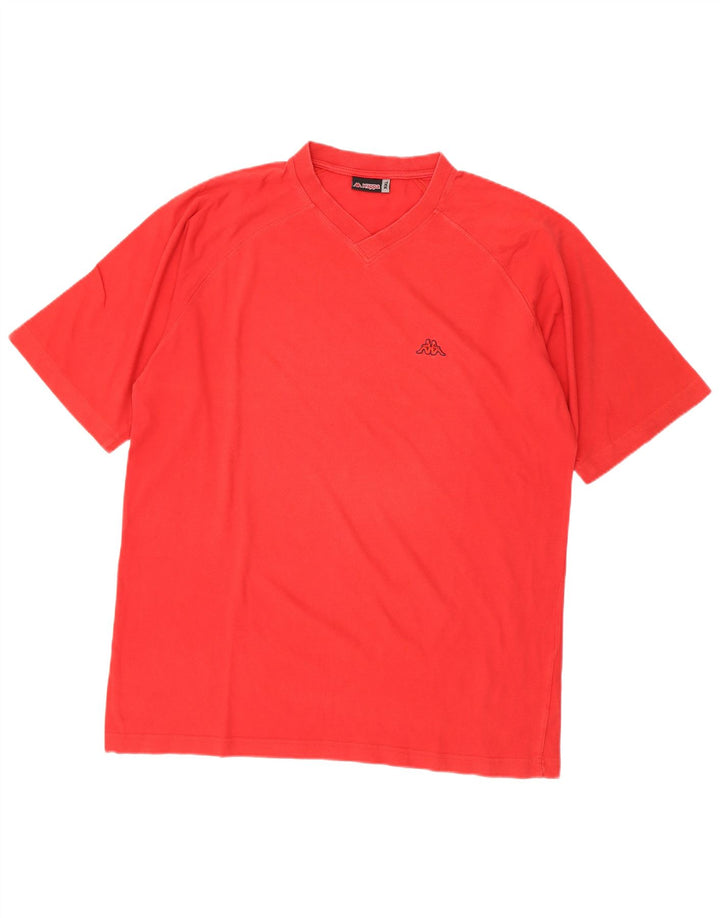 Ανδρικό T-Shirt Kappa Top 2XL Red Cotton