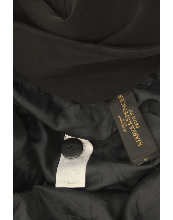 Marks & Spencer Γυναικείο Petite Longline Blazer Jacket UK 12 Medium Black