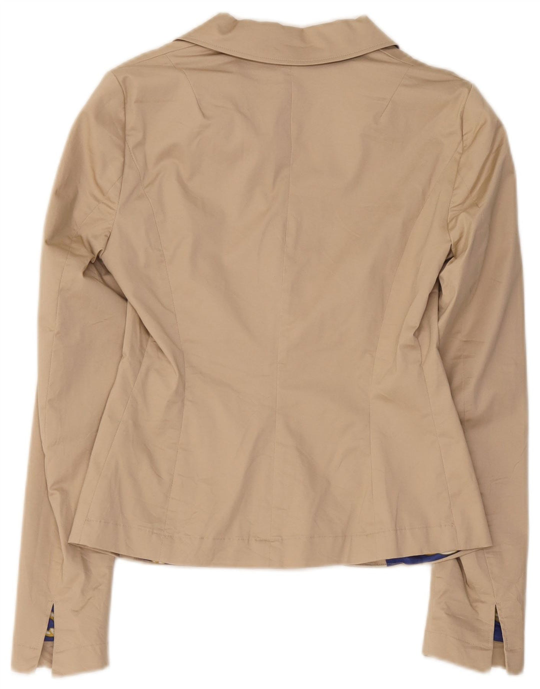 Liu Jo Γυναικείο Μπουφάν Blazer με 2 Κουμπιά IT 42 Βαμβακερό μεσαίο μπεζ