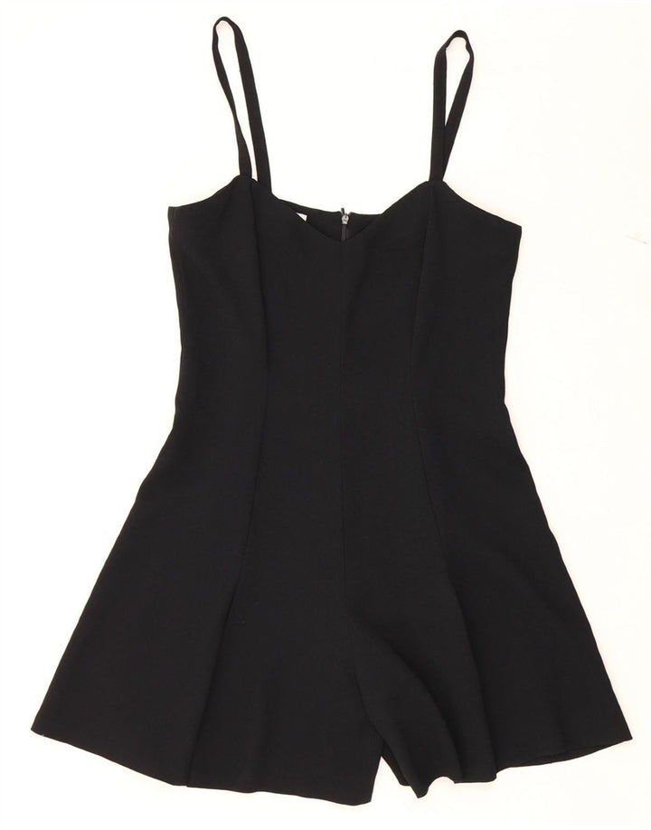 LOUIS LONDON Womens Playsuit EU 40 Medium Black Triacetate Vintage Louis London and Second-Hand Louis London from Messina Hembry 