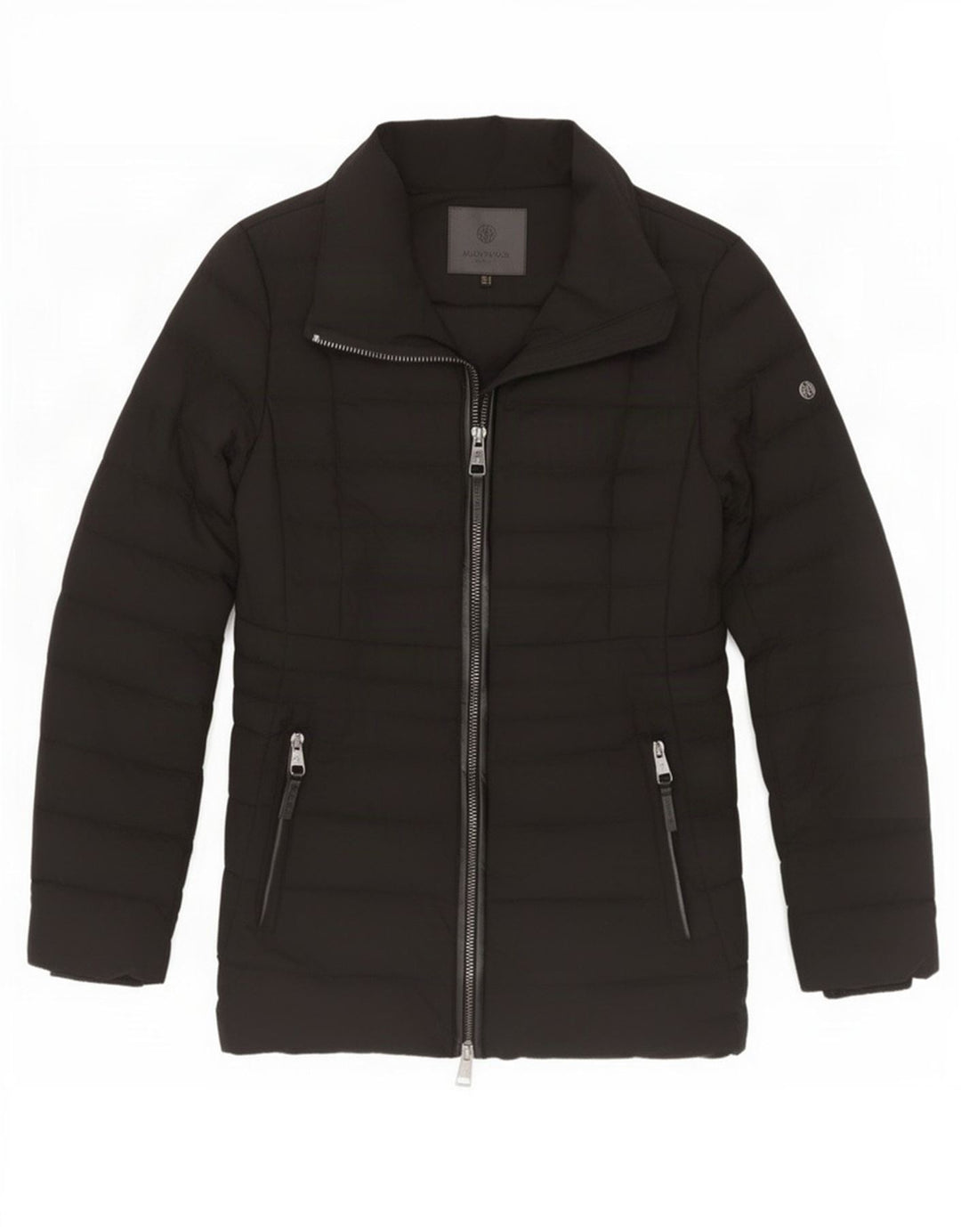 Massimo Dutti Γυναικείο μπουφάν με επένδυση UK 10 Small Black Polyester